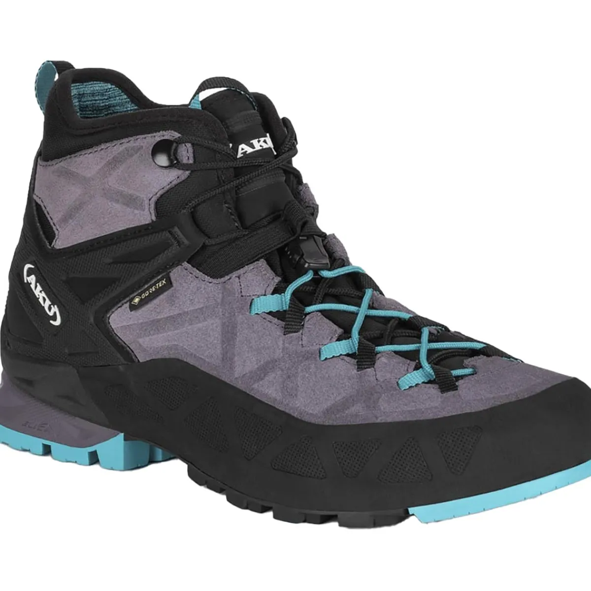 AKU Rock DFS Mid GTX W's women's trekking boots Light Grey/Light Blue Clearance