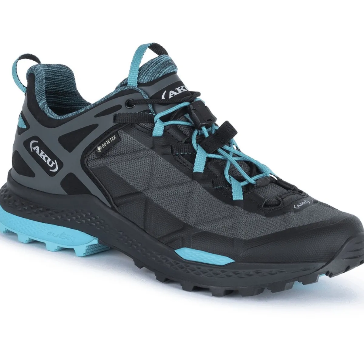 AKU Rocket DFS GTX W'S women's approach shoes Black/Turquoise Outlet