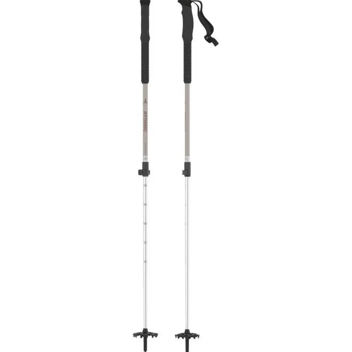 Atomic BCT Touring ski mountaineering poles Black/Silver Cheap