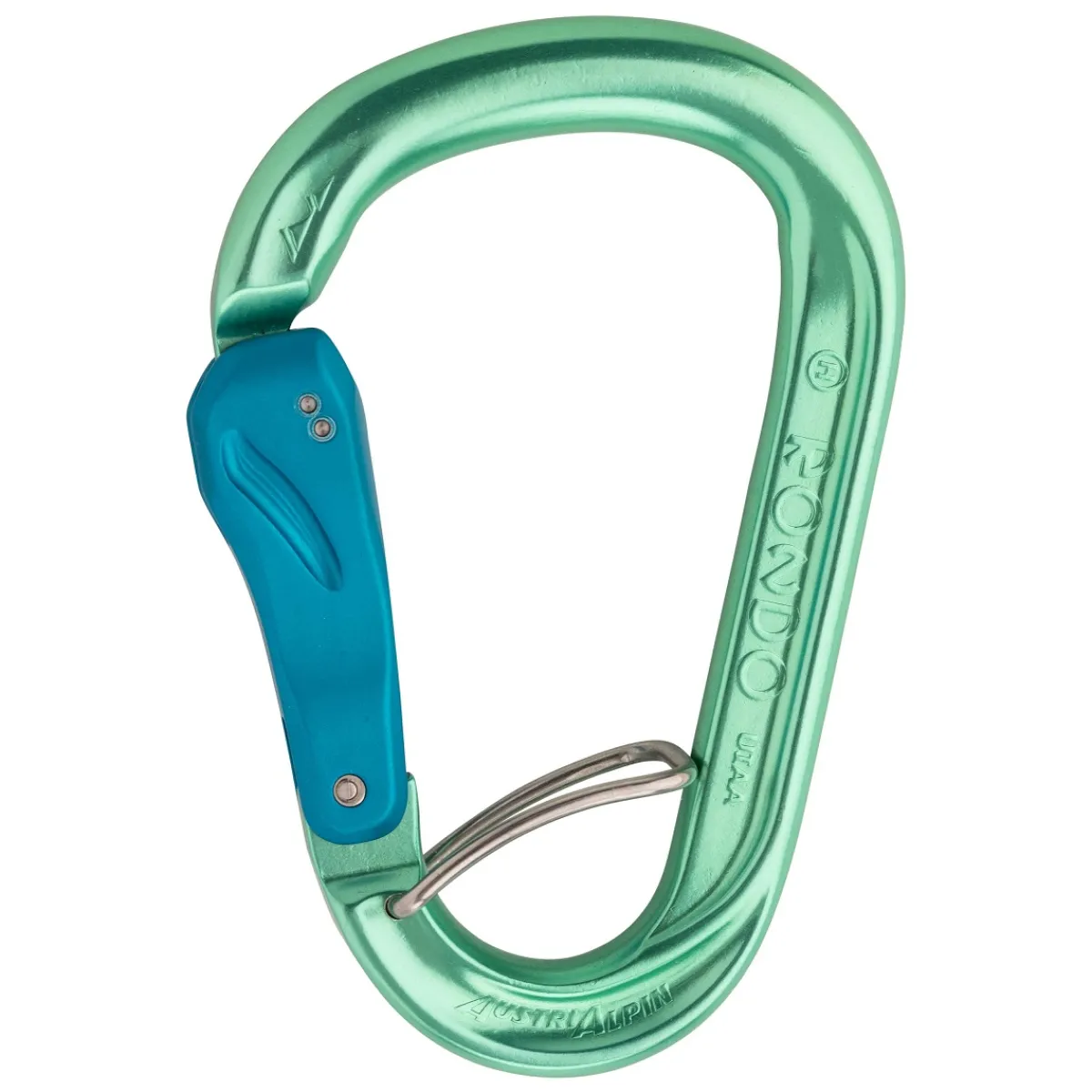 AustriAlpin HMS Rondo slide-autolock selfie carabiner Green Fashion