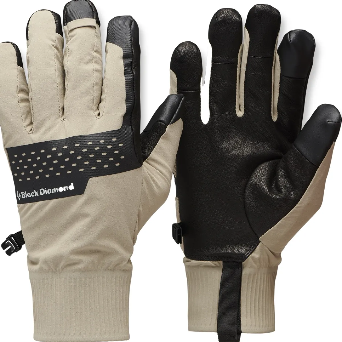 Black Diamond BD Alpine Softshell Gloves mountaineering gloves Moonstone Clearance