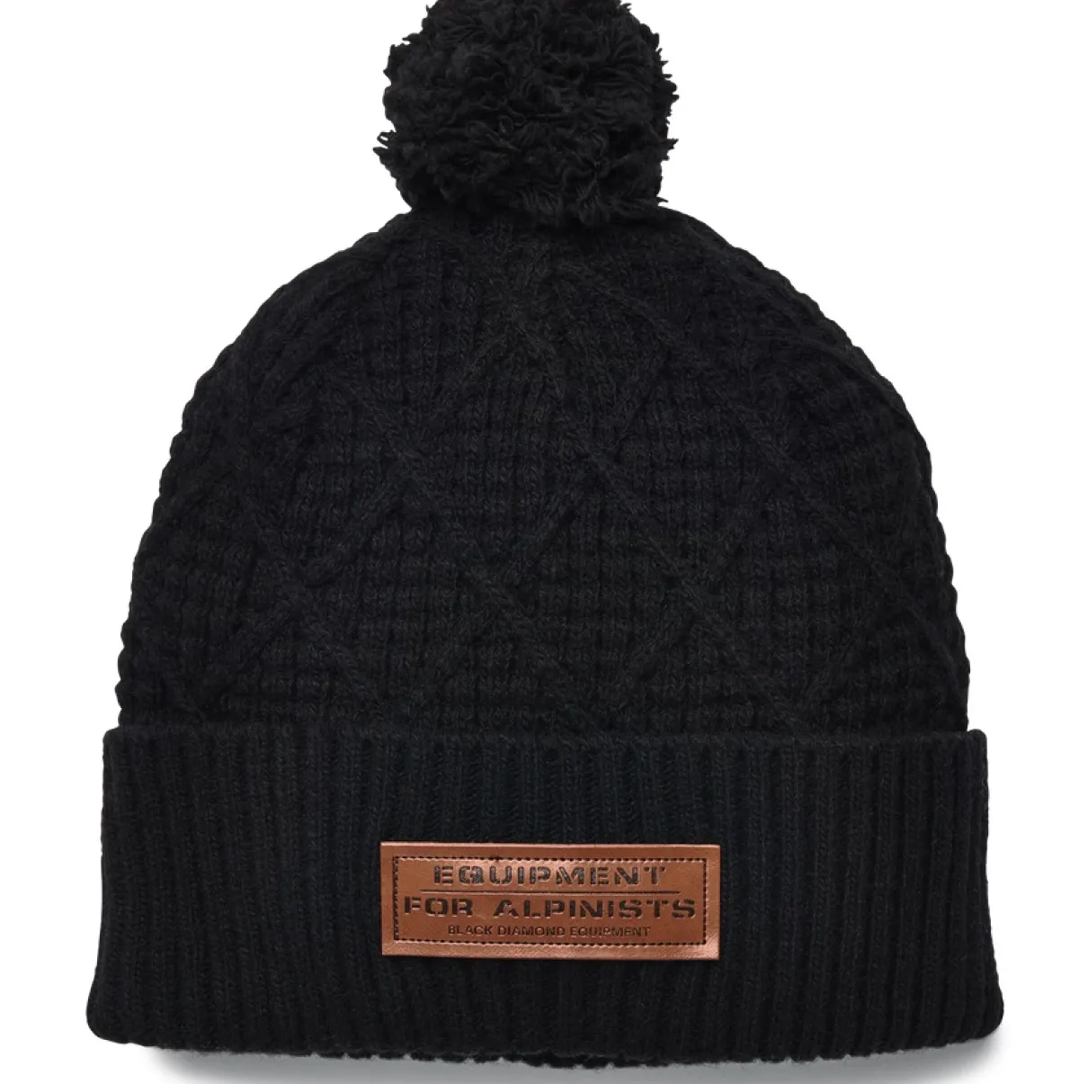 Black Diamond BD Cable Cuff Pom Beanie Unisex hat Best