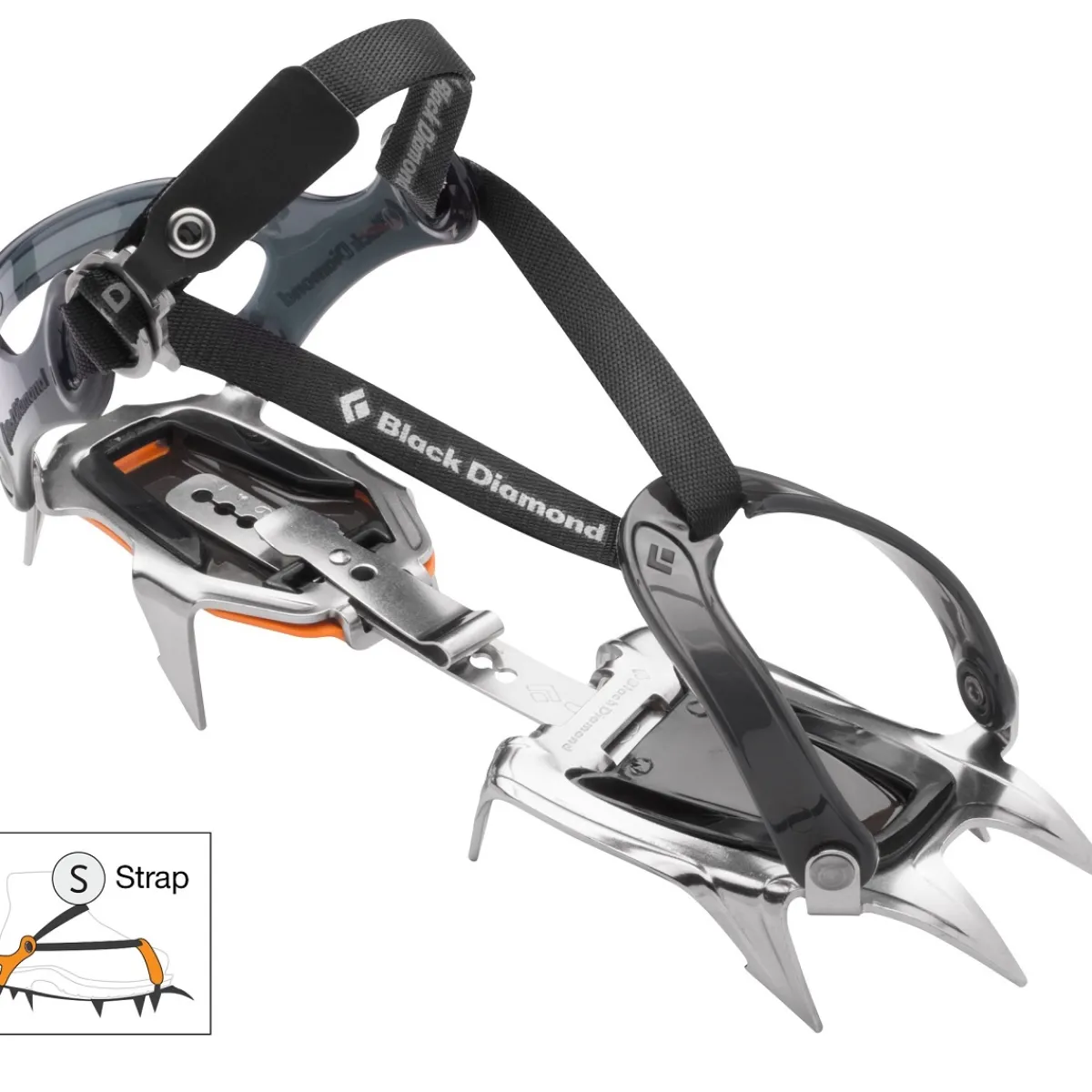 Black Diamond BD Contact Strap crampons Outlet