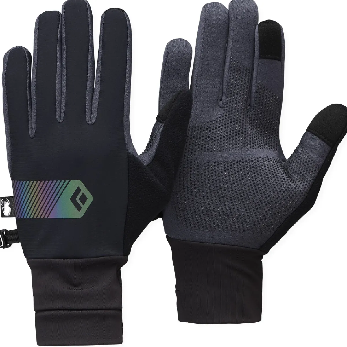 Black Diamond BD Hybrid Light Gloves multi-use gloves Black/Carbon Clearance