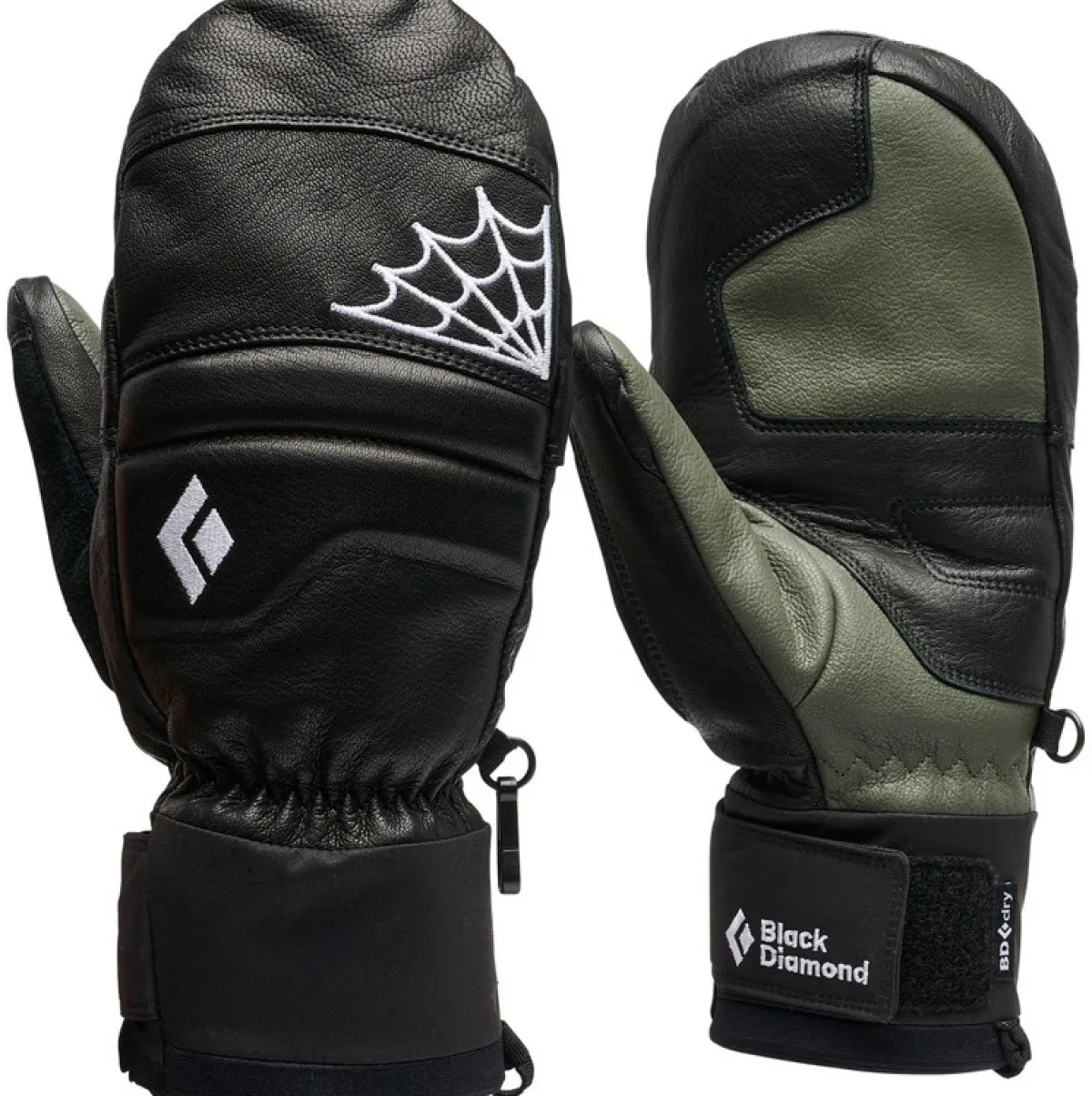 Black Diamond BD Max Palm Spark Mitts ski gloves Black/Tundra Best