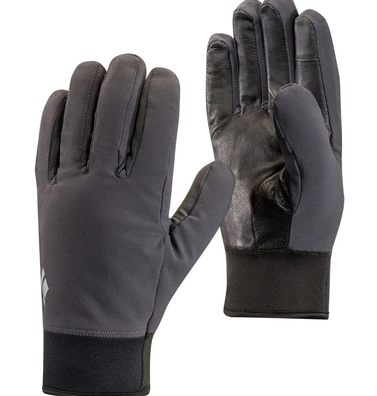 Black Diamond BD Midweight Softshell multi-use gloves Smoke Flash Sale