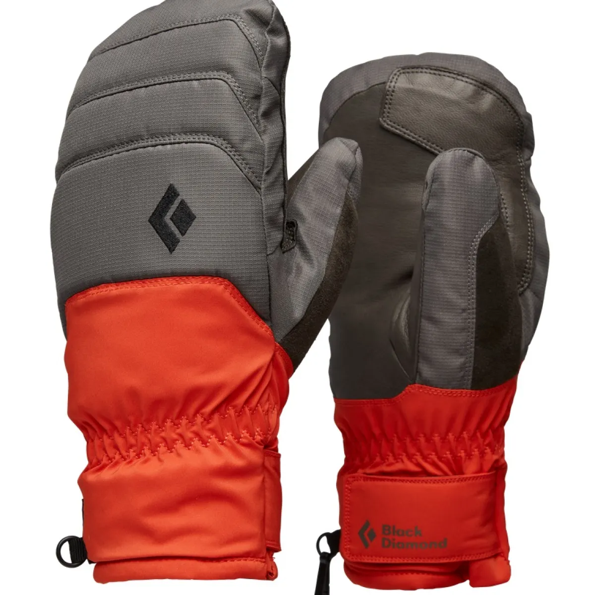 Black Diamond BD Mission Mx Mitts ski gloves Walnuts/Octane Flash Sale