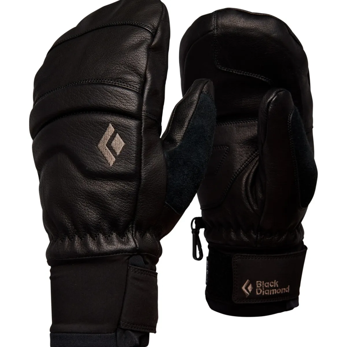 Black Diamond BD Spark Mitts ski mountaineering gloves Black Hot