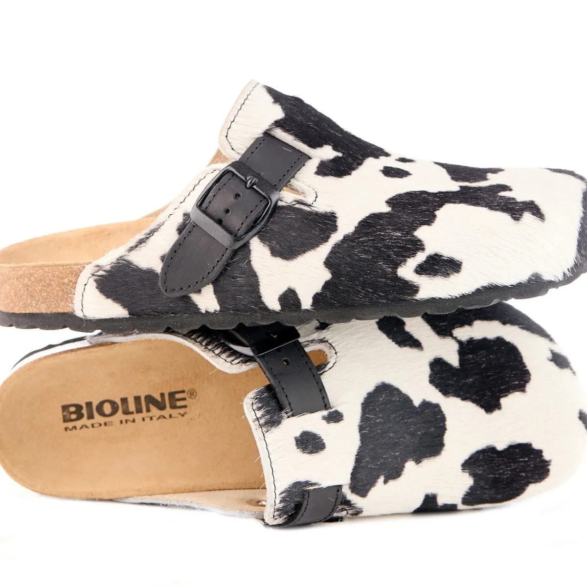Bioline 1900 Cavallino sabot slippers Mucca Best