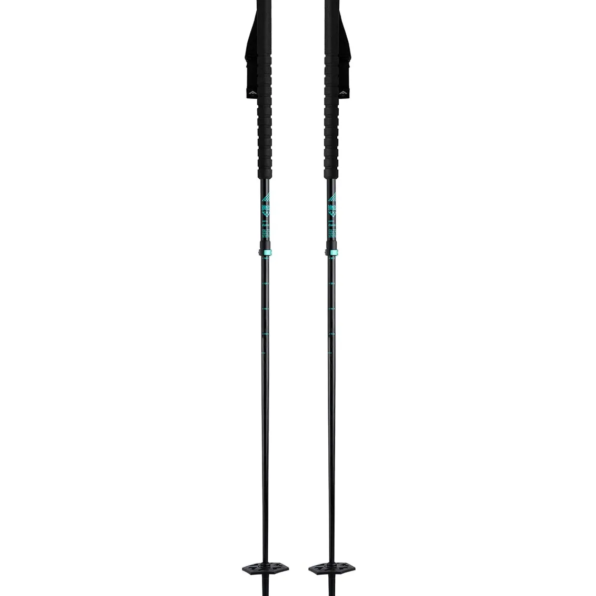 Black Crows Duos Freebird ski poles Black/Mint Best Sale