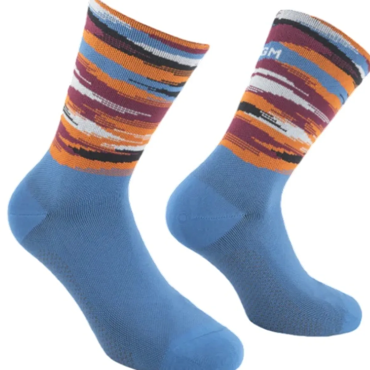 Calze GM Sport Regeneration Recycled Echo trekking socks Light Blue Hot