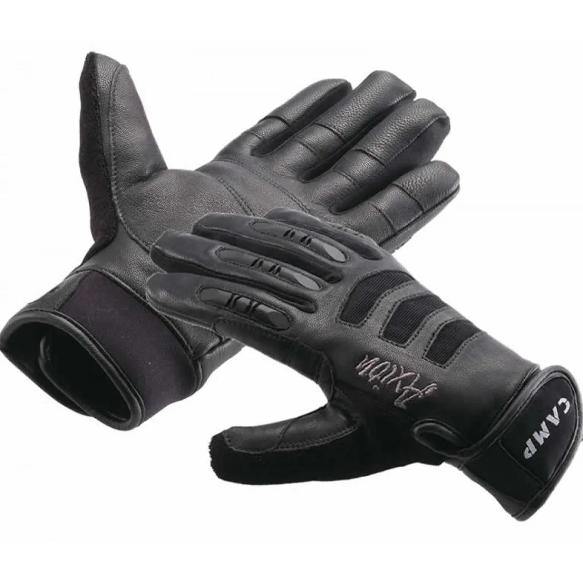 CAMP Axion belay and via ferrata gloves Black Discount