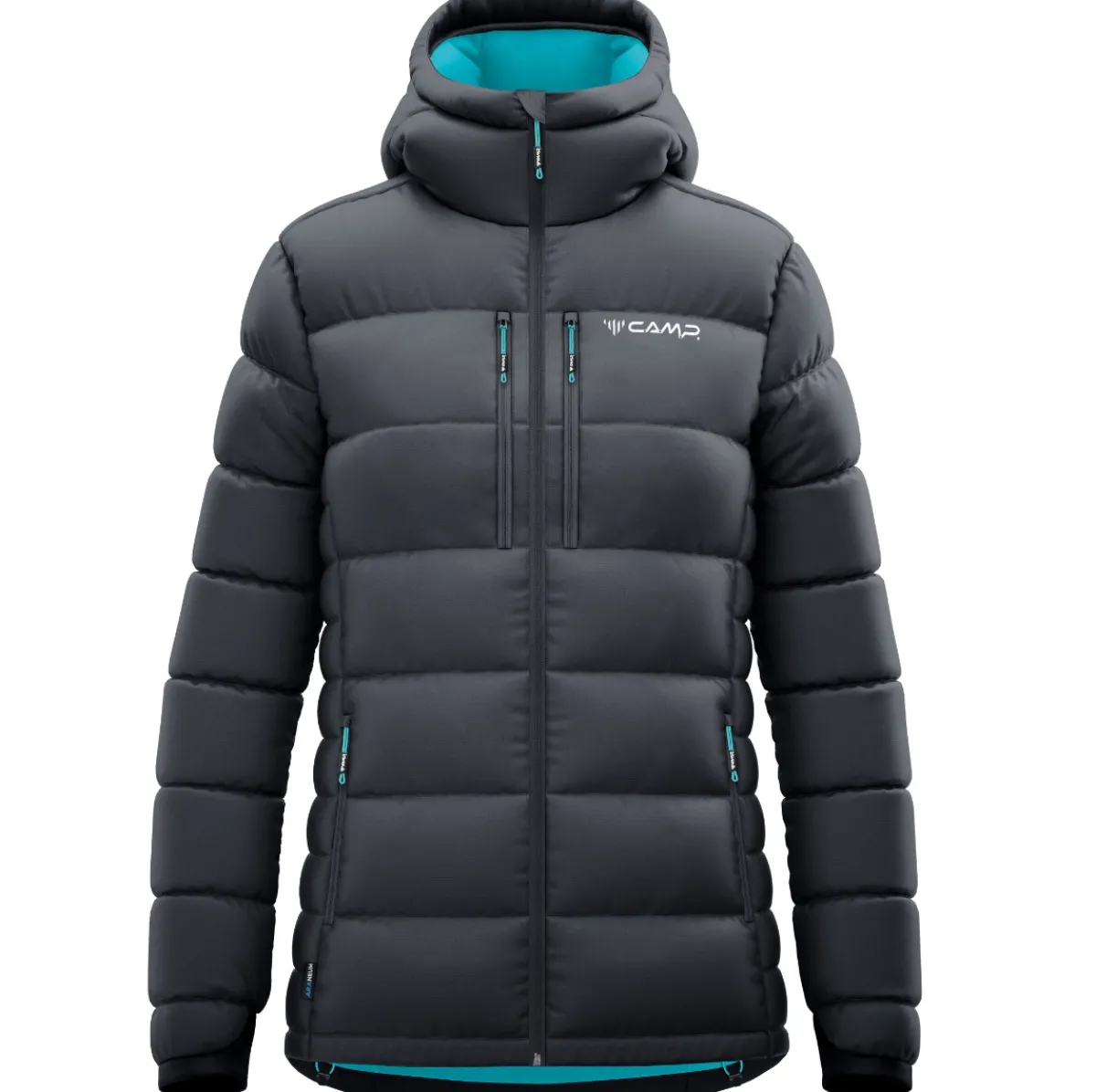 CAMP Cosmo Jacket Lady women's down jacket Black/Aqua Shop