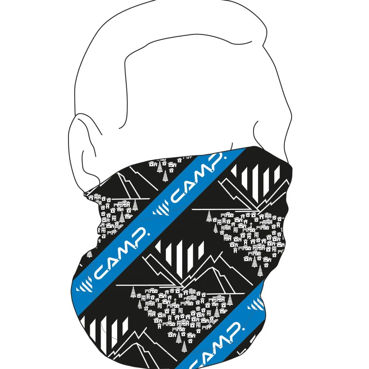 CAMP Fascia Multiuso neckwarmer headband Blue Shop