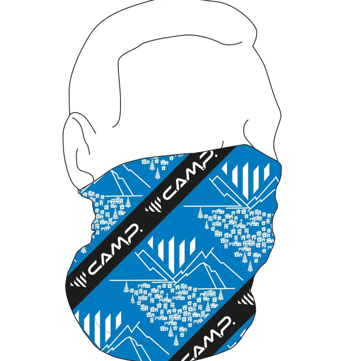 CAMP Fascia Multiuso neckwarmer headband Blue Shop