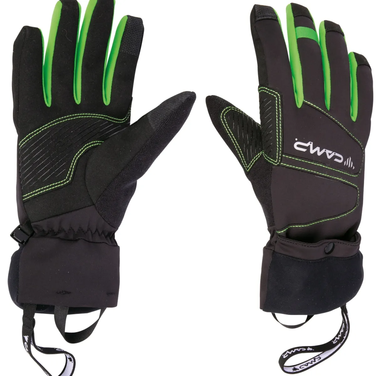 CAMP G Comp Warm ski-mountaineering gloves Black/Green Fluo Outlet