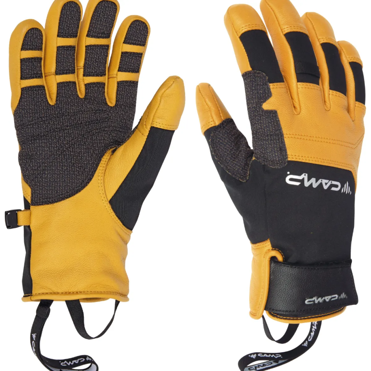 CAMP Geko Grip mountaineering gloves Black/Yellow Discount
