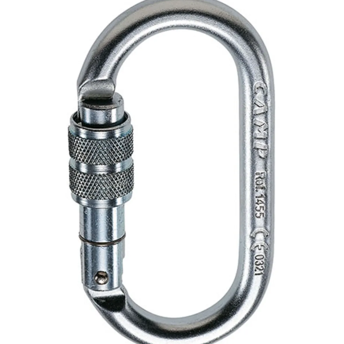 CAMP Oval Pro Lock screw-lock carabiner for work at height Hot