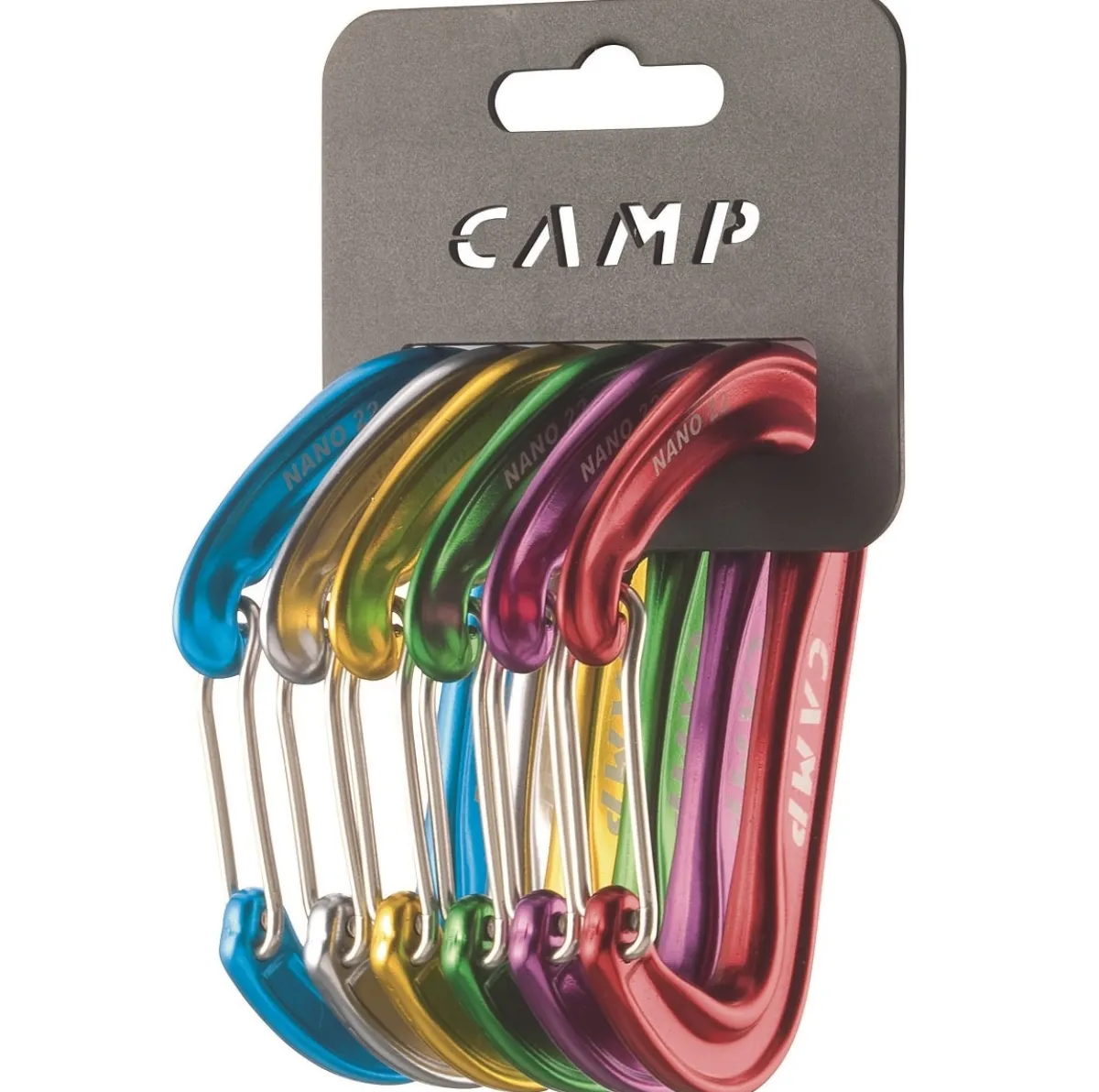 CAMP Rack Pack Nano 22 set of 6 climbing carabiners Fashion