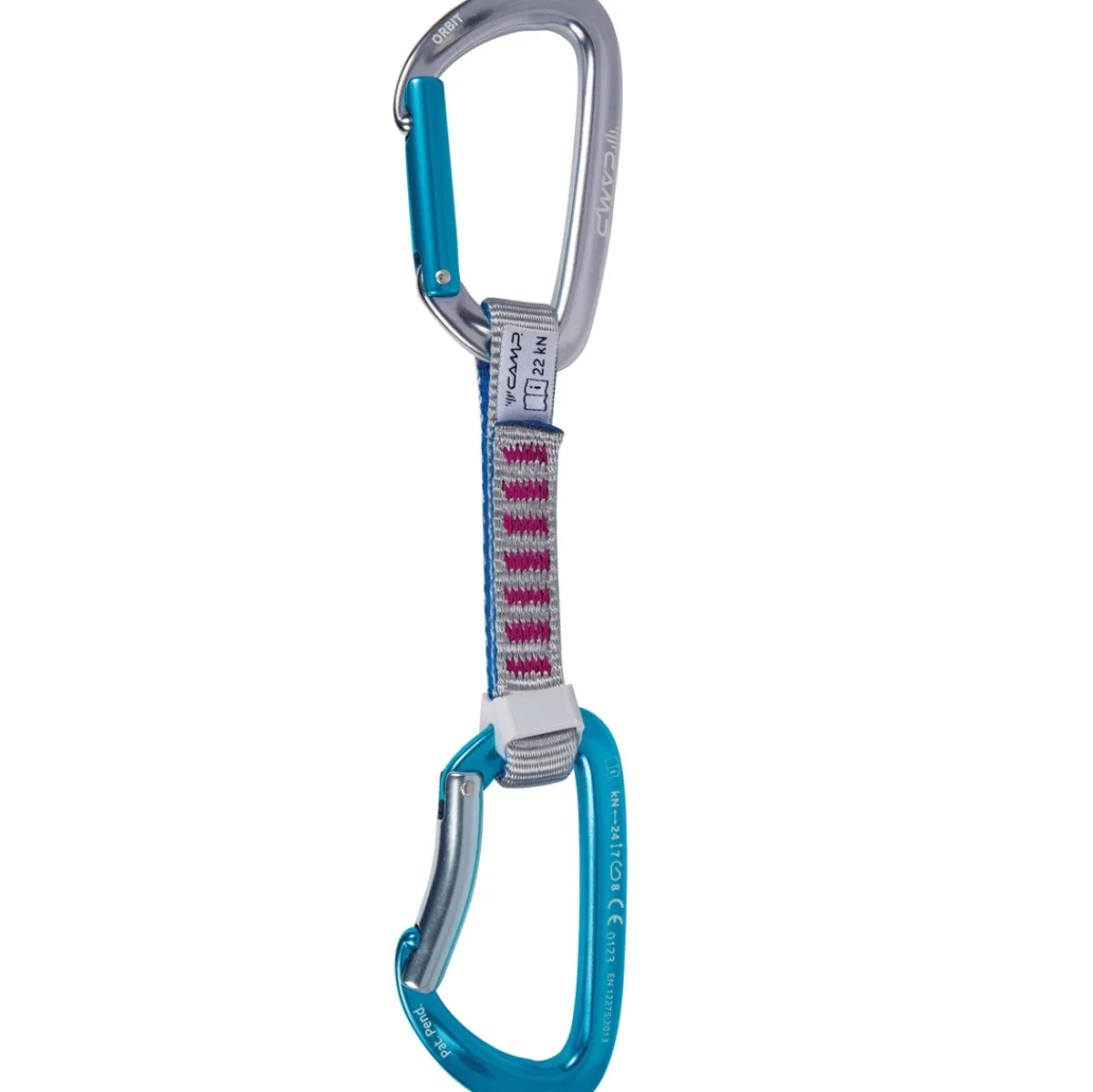 CAMP Set 6 Orbit Express KS pack 6 climbing quickdraws Grey/Blue Cheap