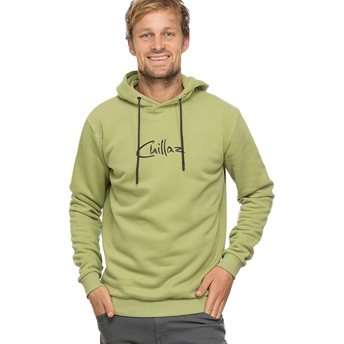 Chillaz Sapporo Logo men's hoody Green Fashion