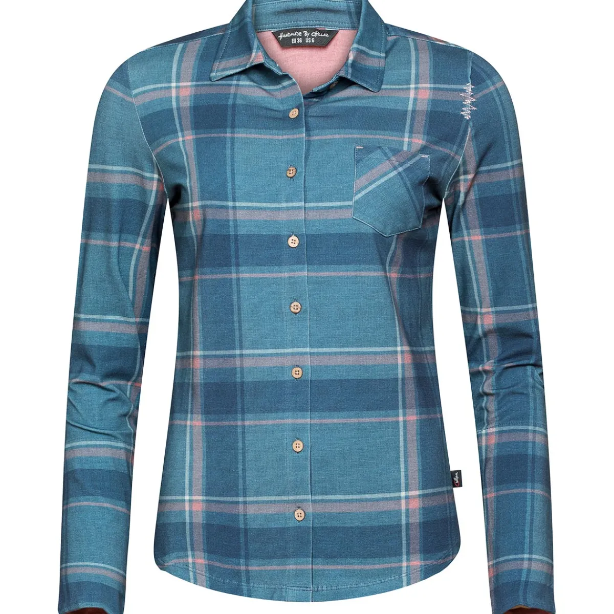 Chillaz Similaun Shirt women's shirt Glencheck Blue Outlet