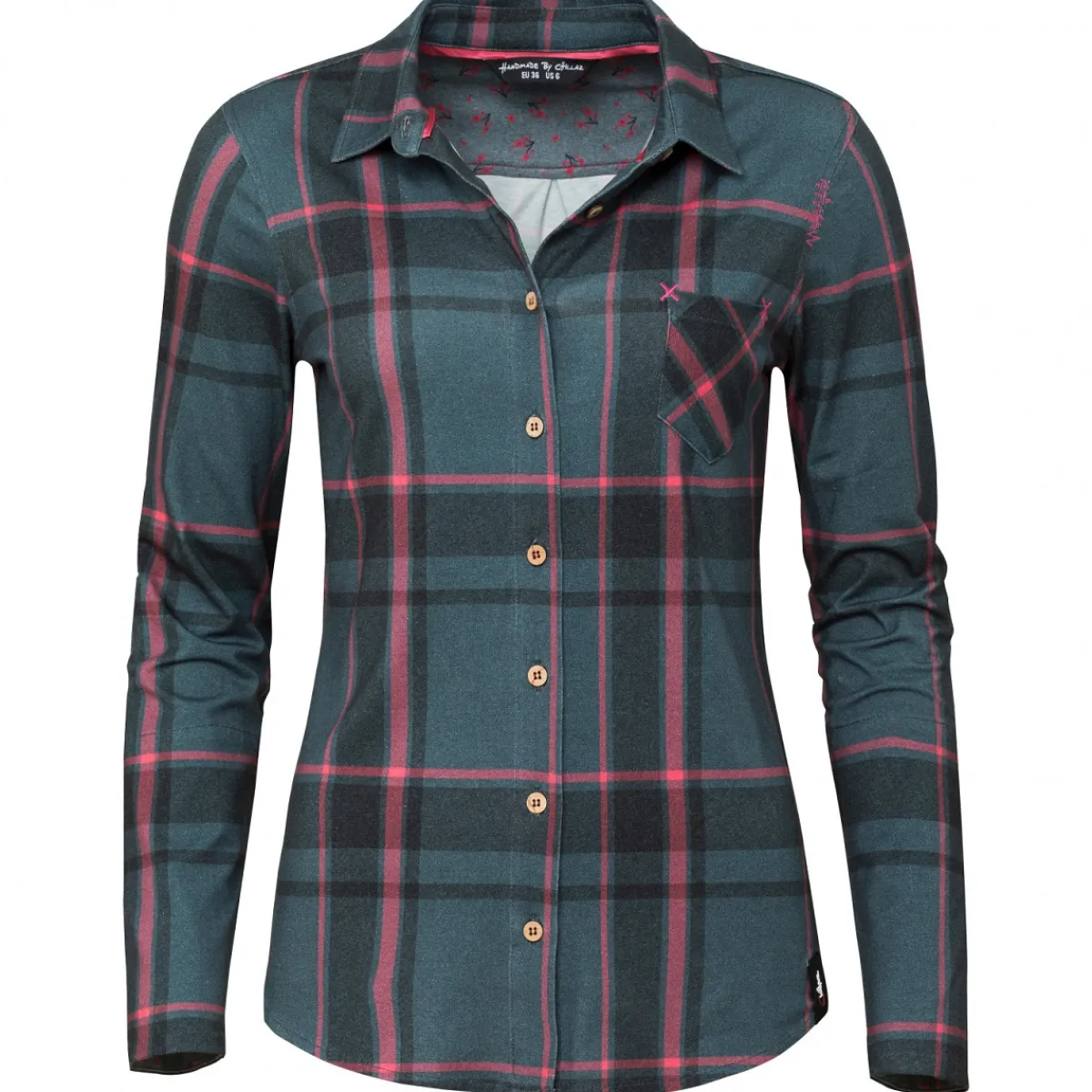 Chillaz Similaun Shirt women's shirt Glencheck Blue Outlet