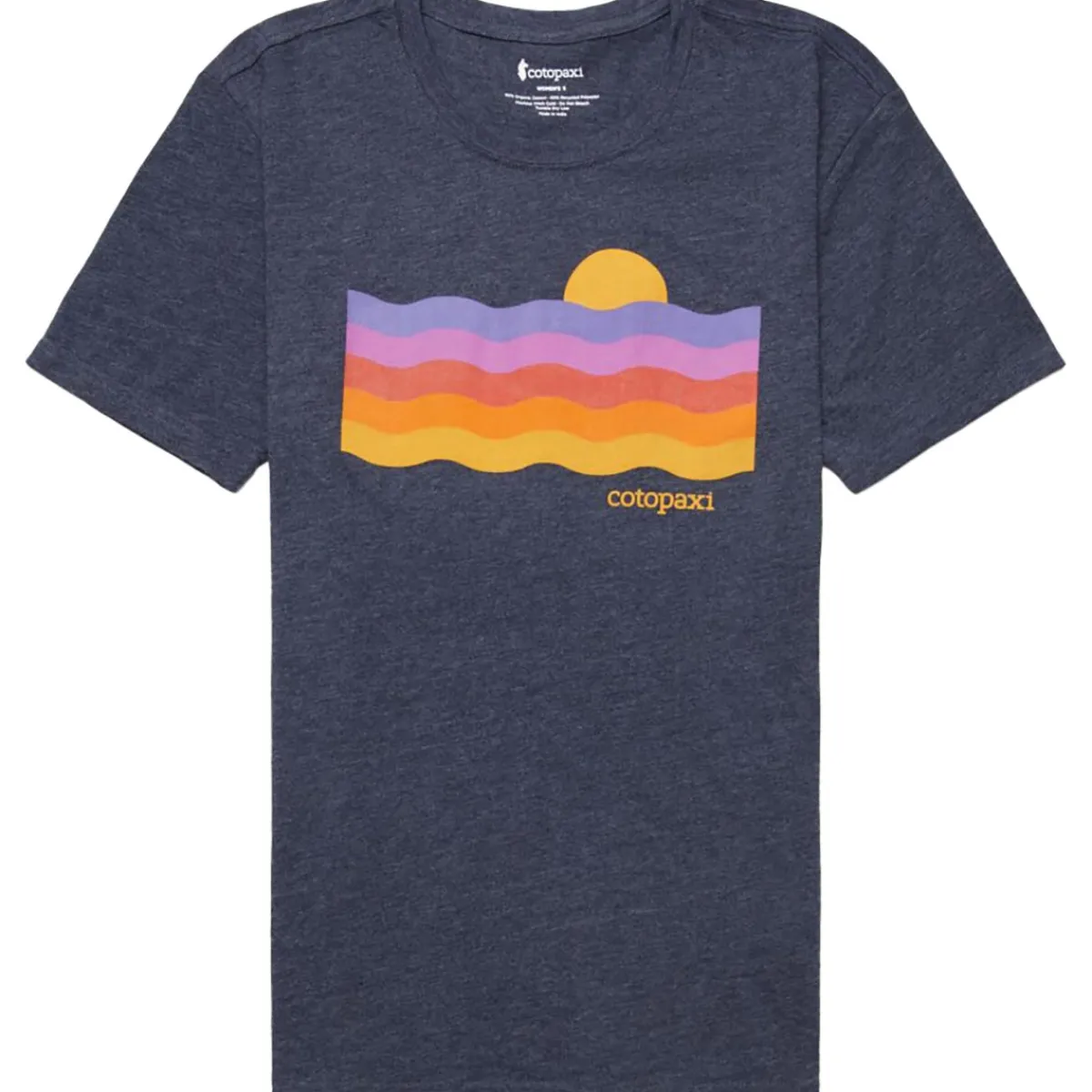 Cotopaxi Disco Wave Organic T-S W Women's T-shirt Graphite Best