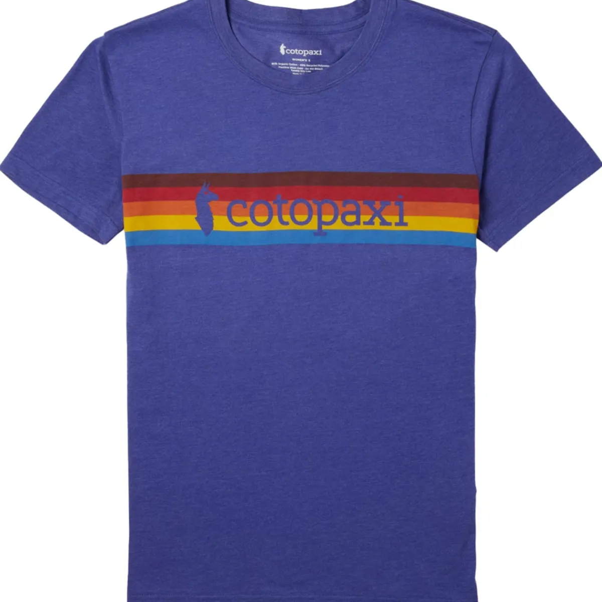 Cotopaxi On The Horizon T-Shirt W Women's t-shirt Blue Violet Clearance