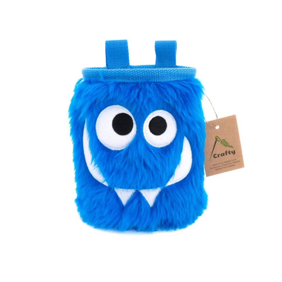 Crafty Climbing Blue Foodie Monster chalk bag Shop