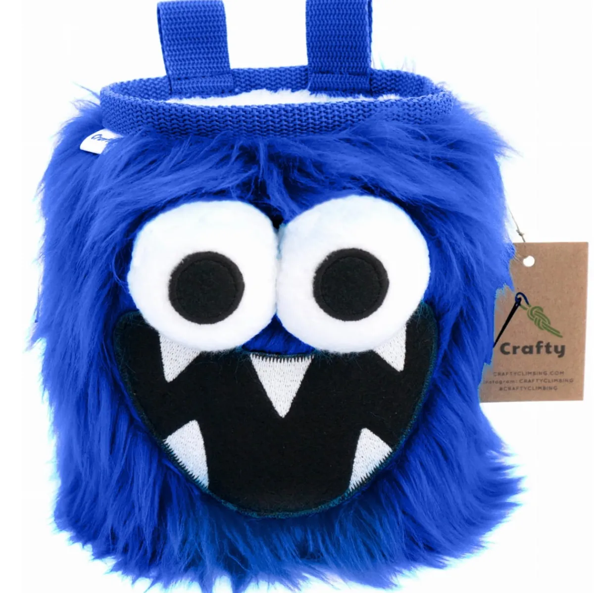 Crafty Climbing Dark Blue Five Toothed Monster chalk bag Fashion