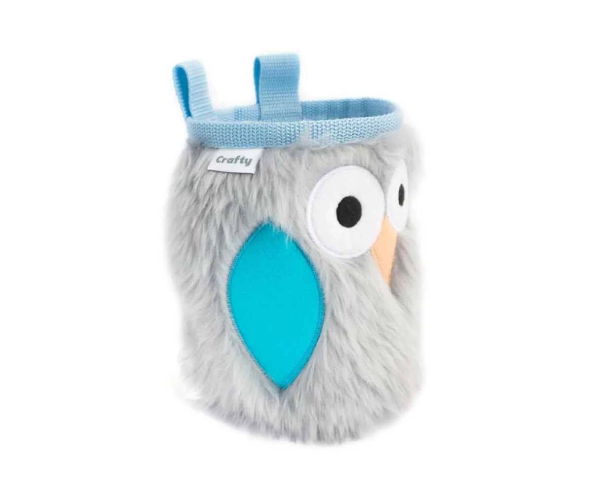 Crafty Climbing Forget-Me-Not Furry Owl chalk bag Clearance