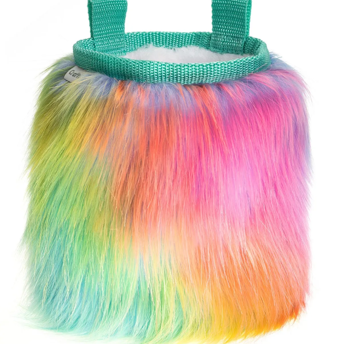 Crafty Climbing Rainbow Furry chalk bag Flash Sale