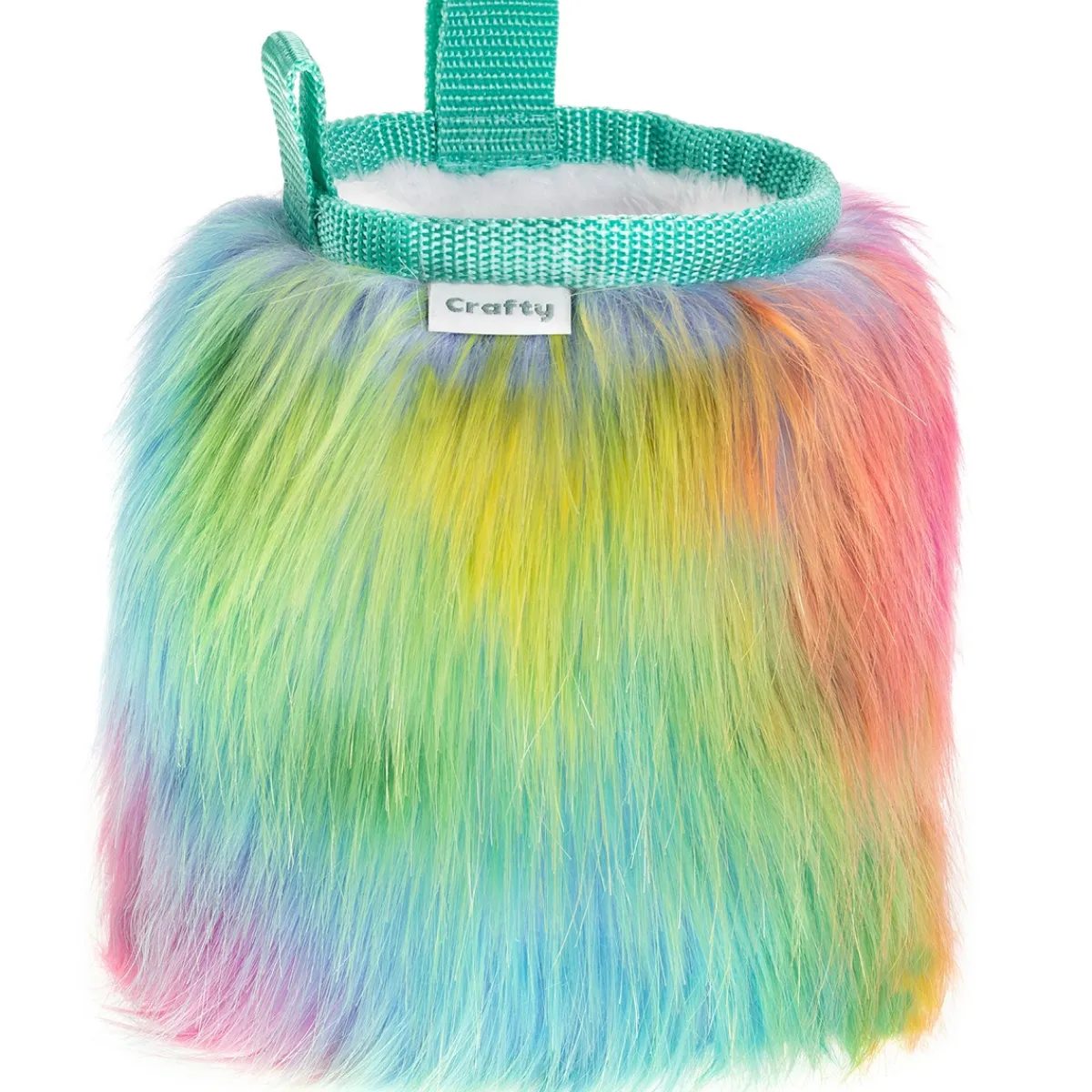 Crafty Climbing Rainbow Furry chalk bag Flash Sale