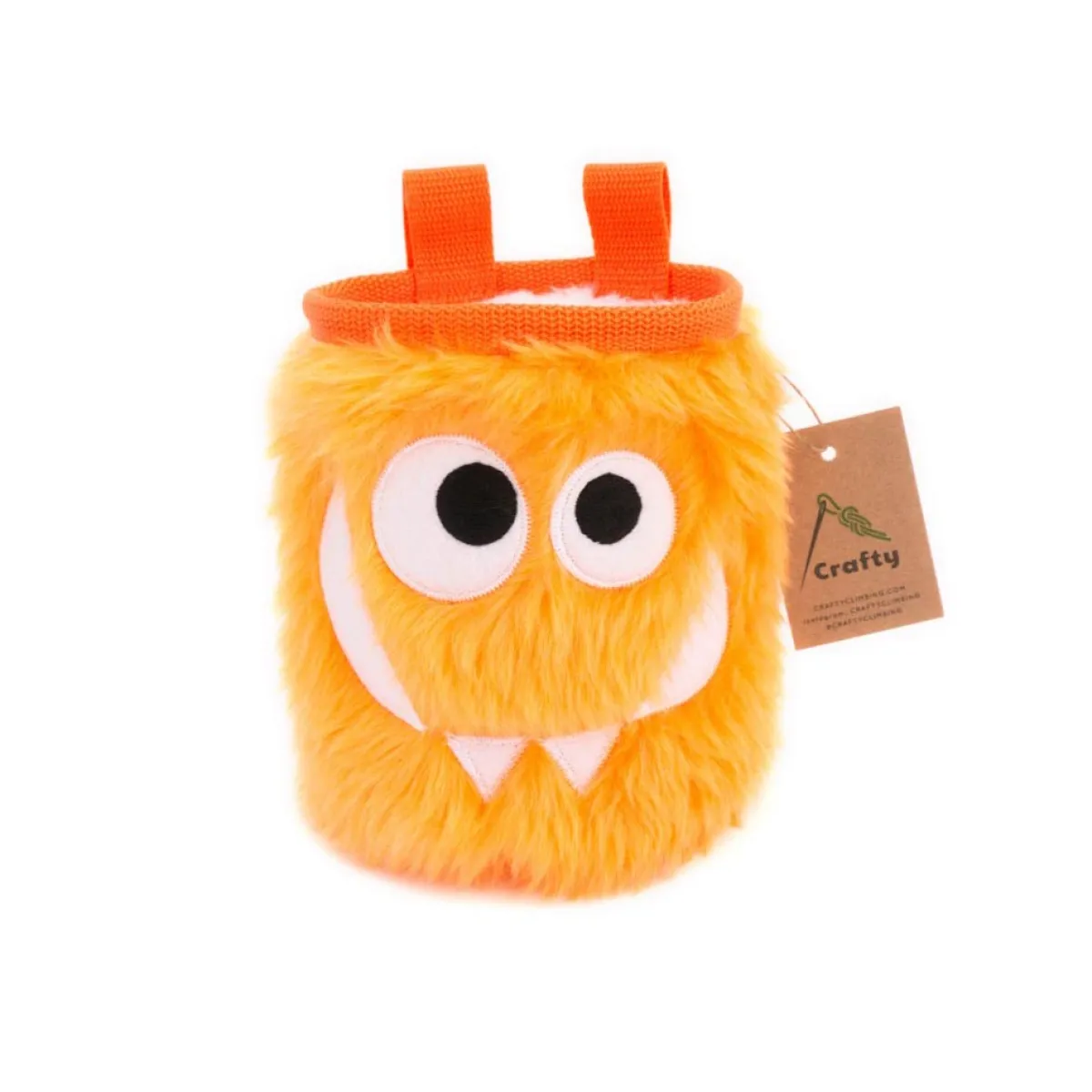 Crafty Climbing Tangerine Foodie Monster chalk bag Sale