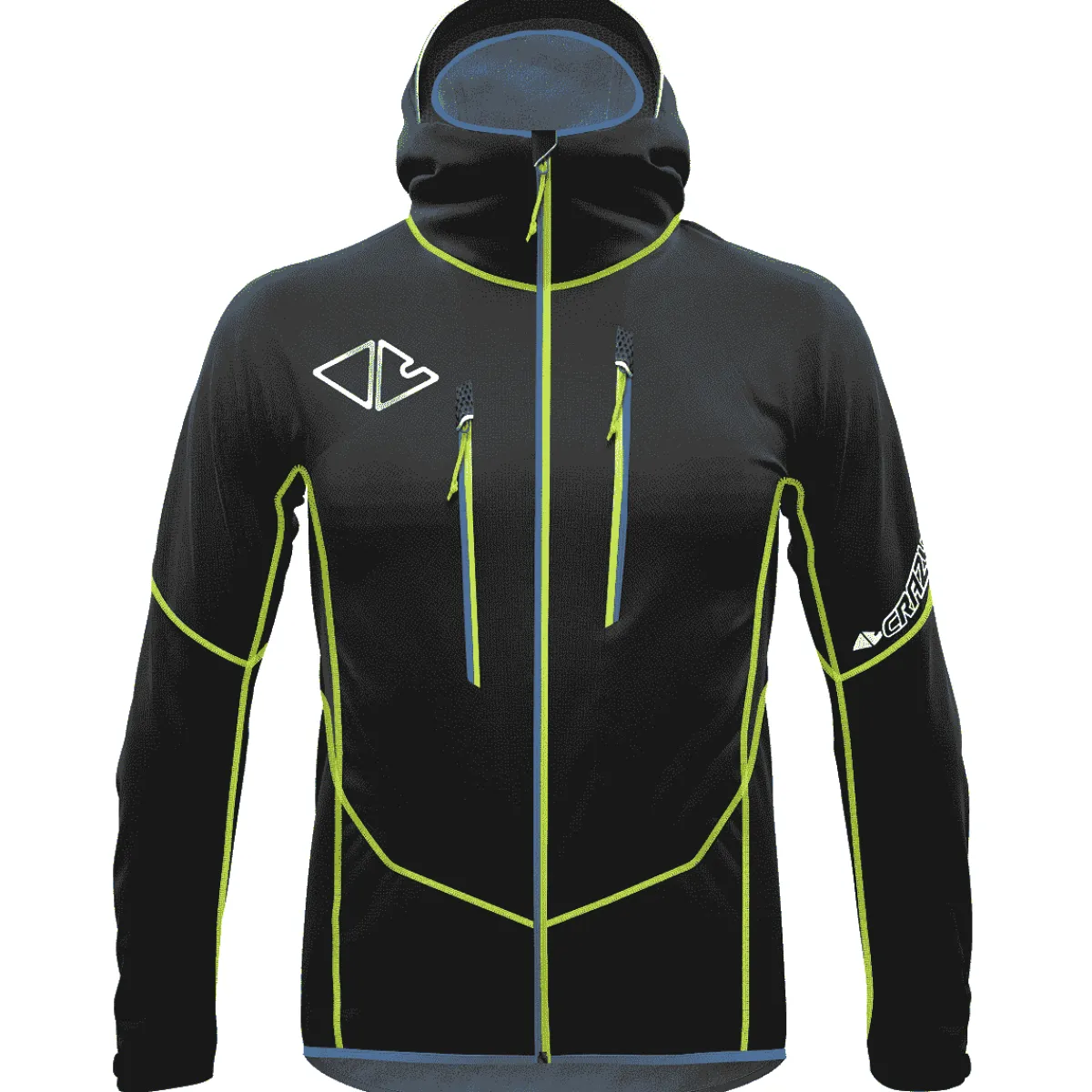 Crazy Idea Jkt Boosted Pro 3L Man hard shell Black Flash Sale