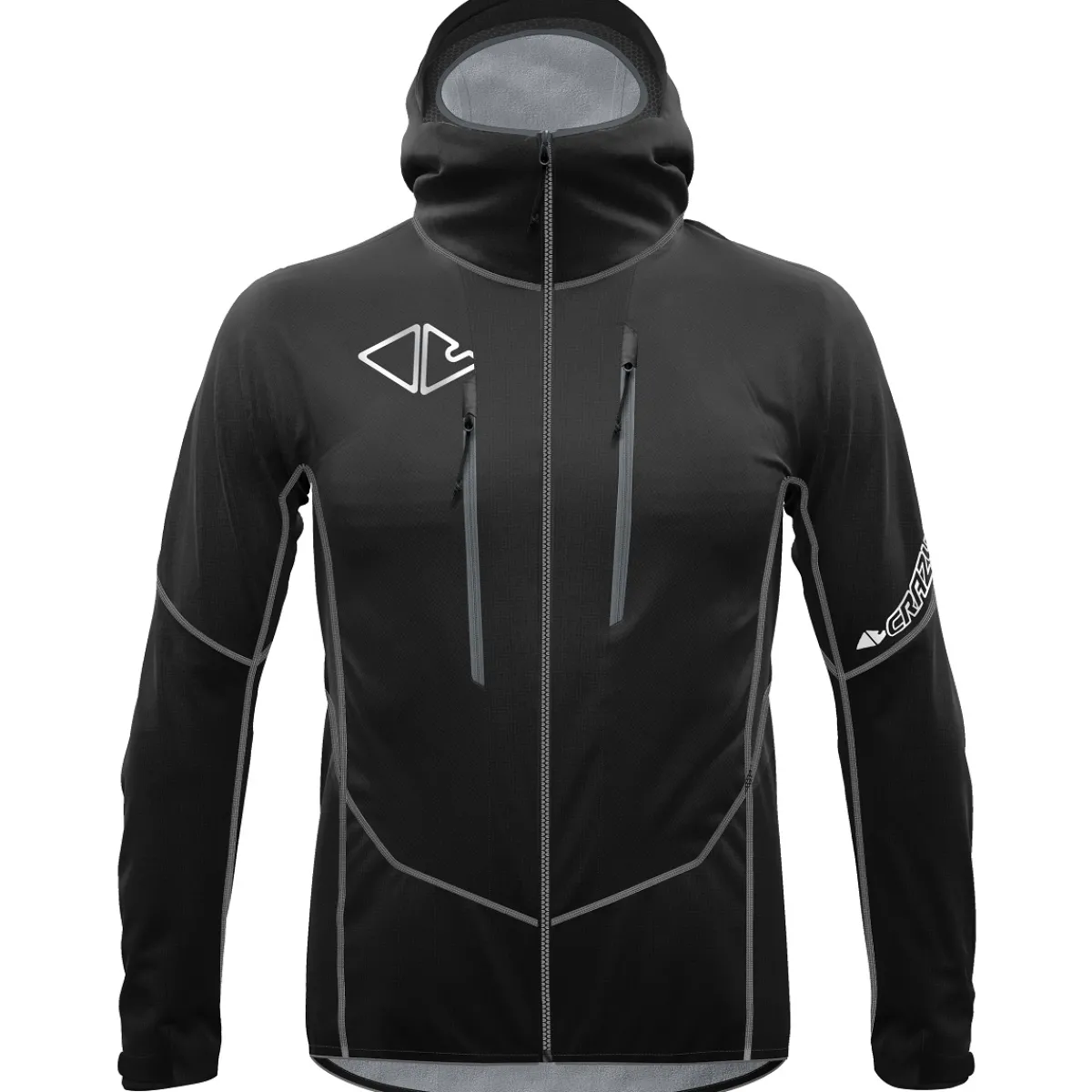 Crazy Idea Jkt Boosted Pro 3L Man hard shell Black Flash Sale