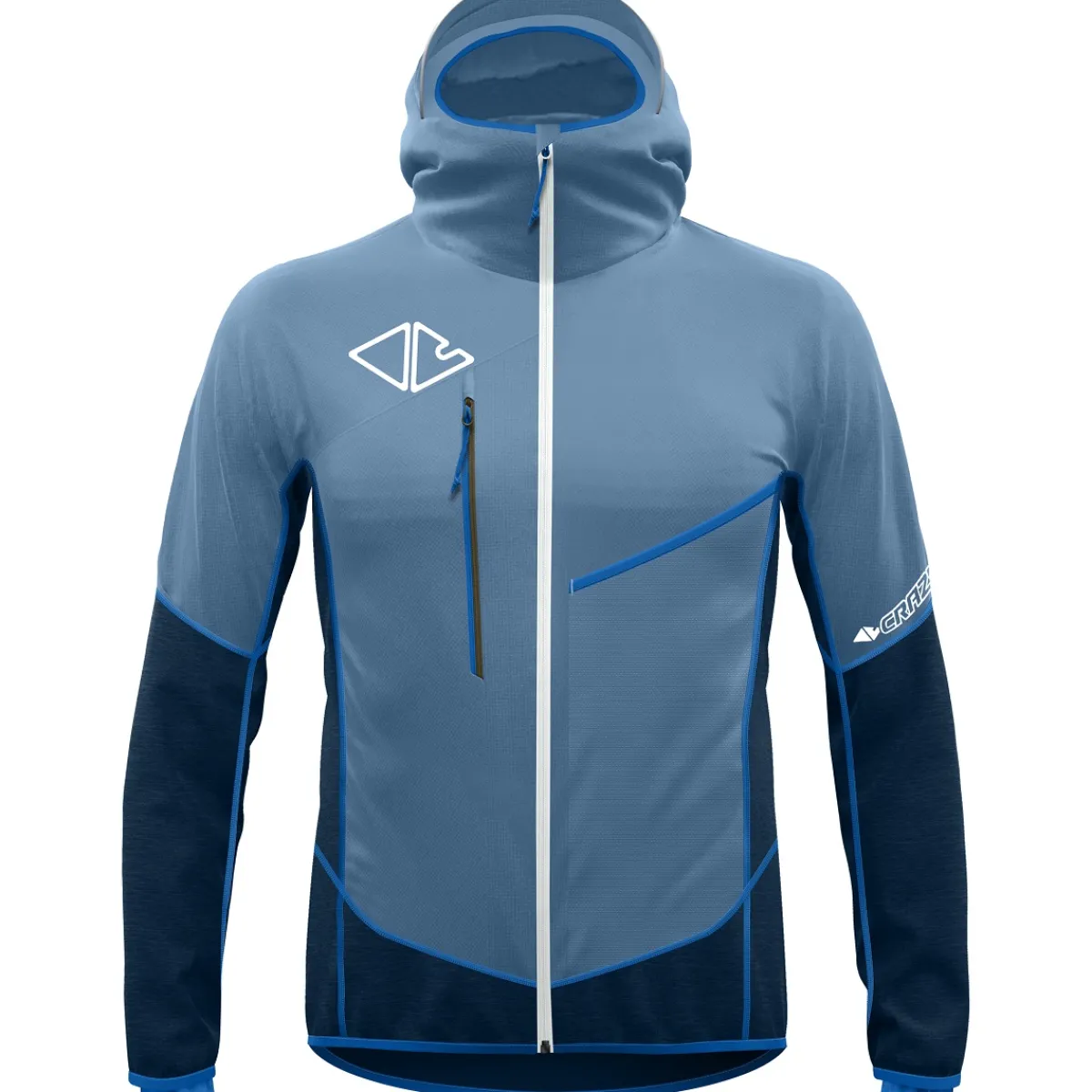 Crazy Idea Jkt Flame men's soft shell jacket Coffee Fashion