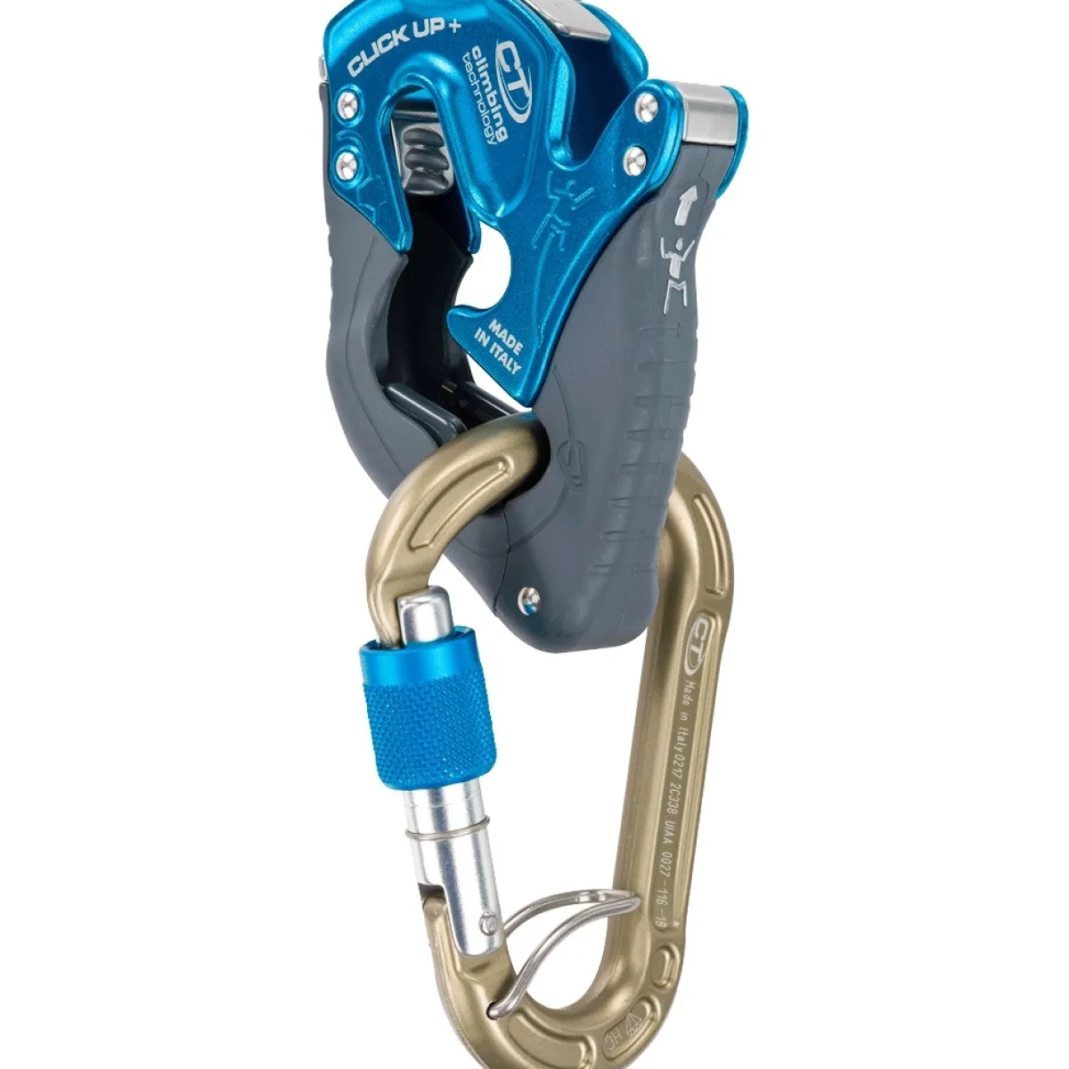 Climbing Technology CT Click Up + climbing belay device Light Blue Outlet