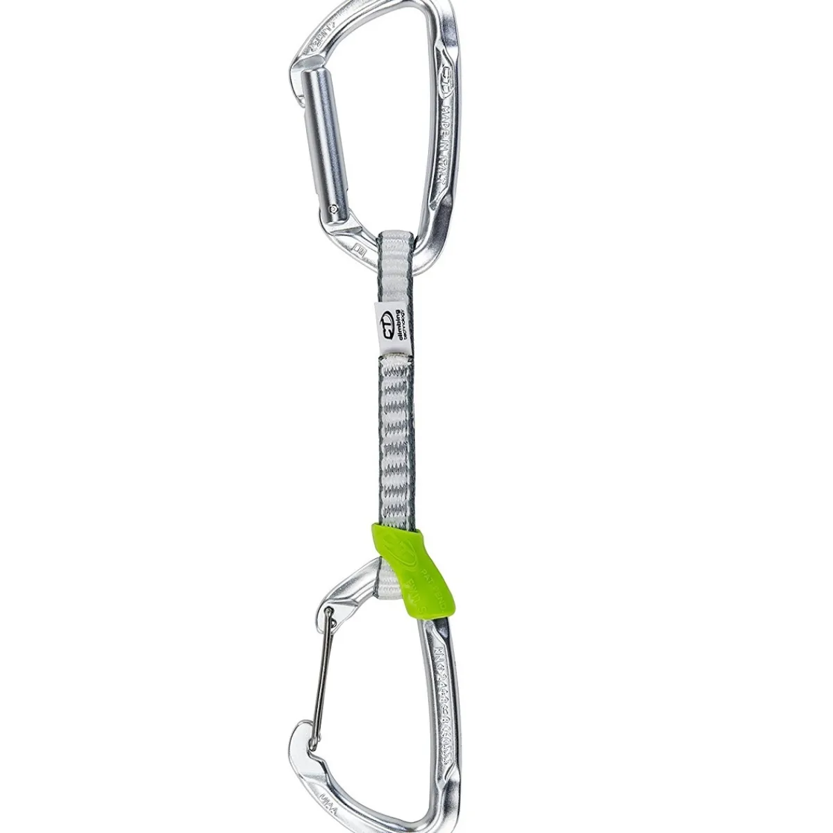 Climbing Technology CT Lime M DY climbing quickdraw Anthracite/Blue Fashion