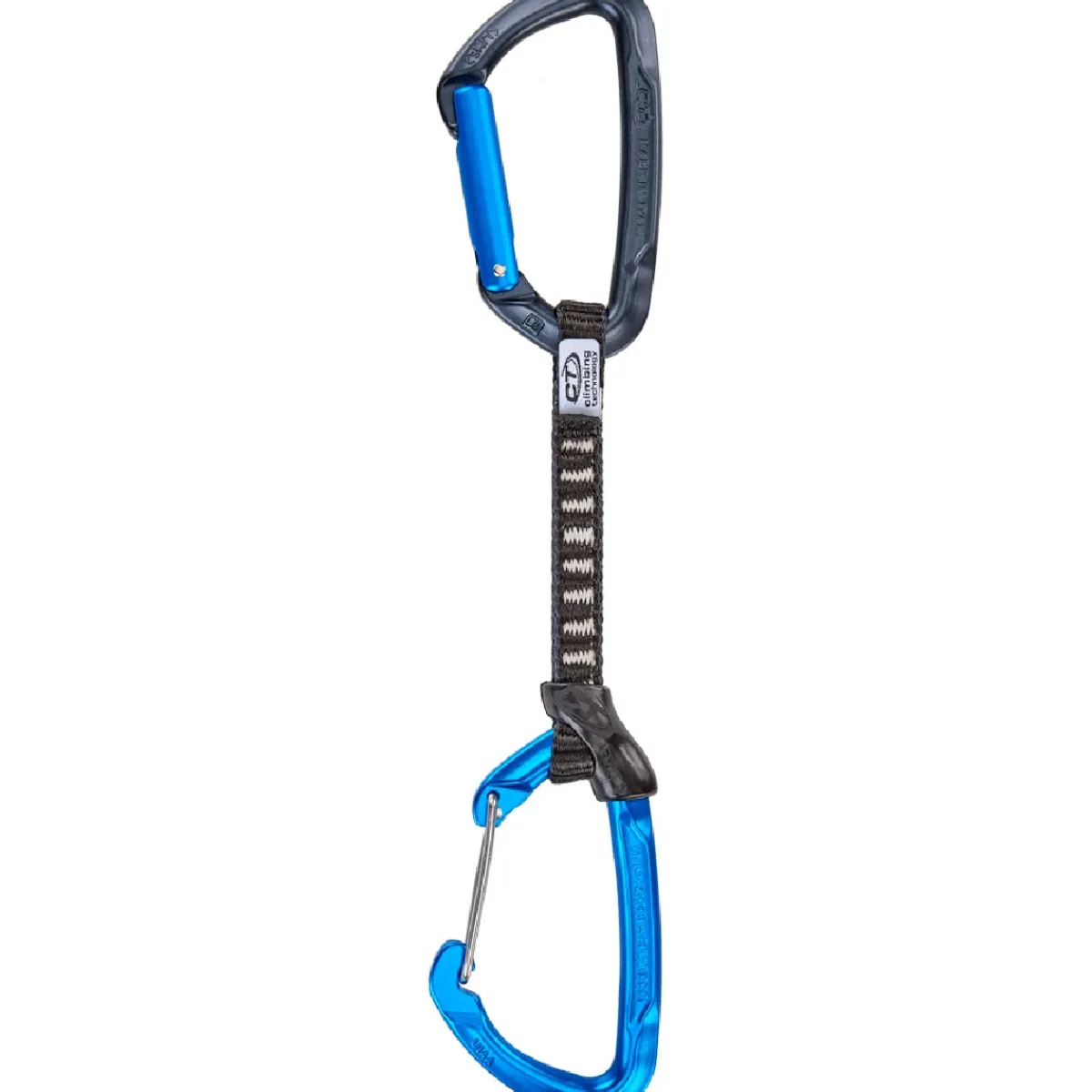 Climbing Technology CT Lime M DY climbing quickdraw Anthracite/Blue Fashion