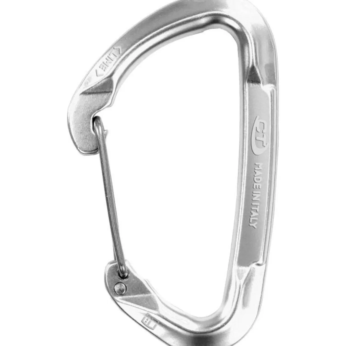 Climbing Technology CT Lime W climbing carabiner with wire gate Polished Outlet