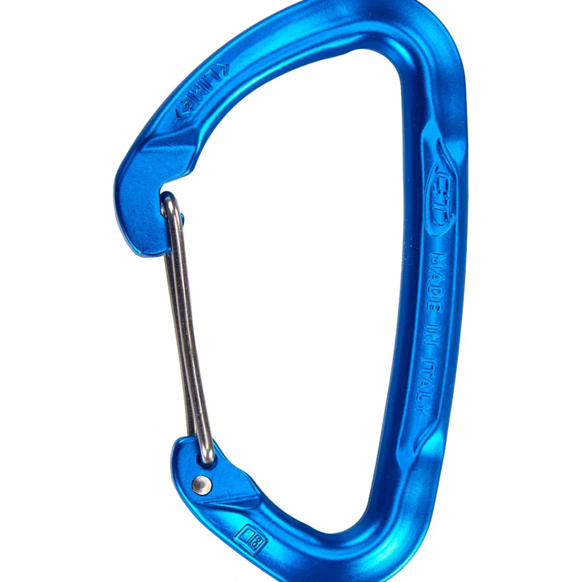 Climbing Technology CT Lime W climbing carabiner with wire gate Polished Outlet