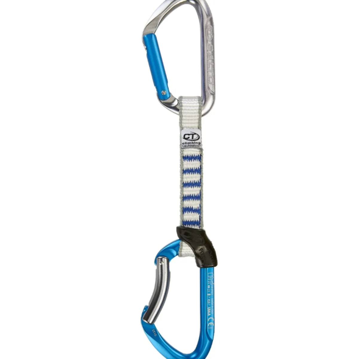 Climbing Technology CT Salto NY climbing quickdraw Titanium/Blue Hot