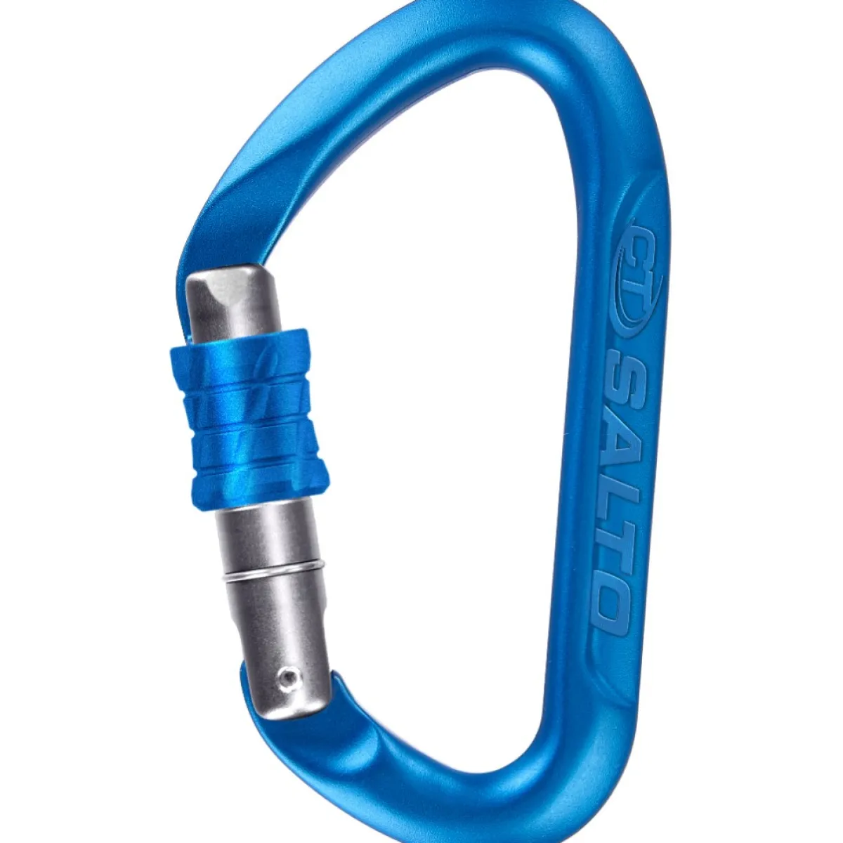 Climbing Technology CT Salto SG screw-gate climbing carabiner Electric Blue/Titanium Store