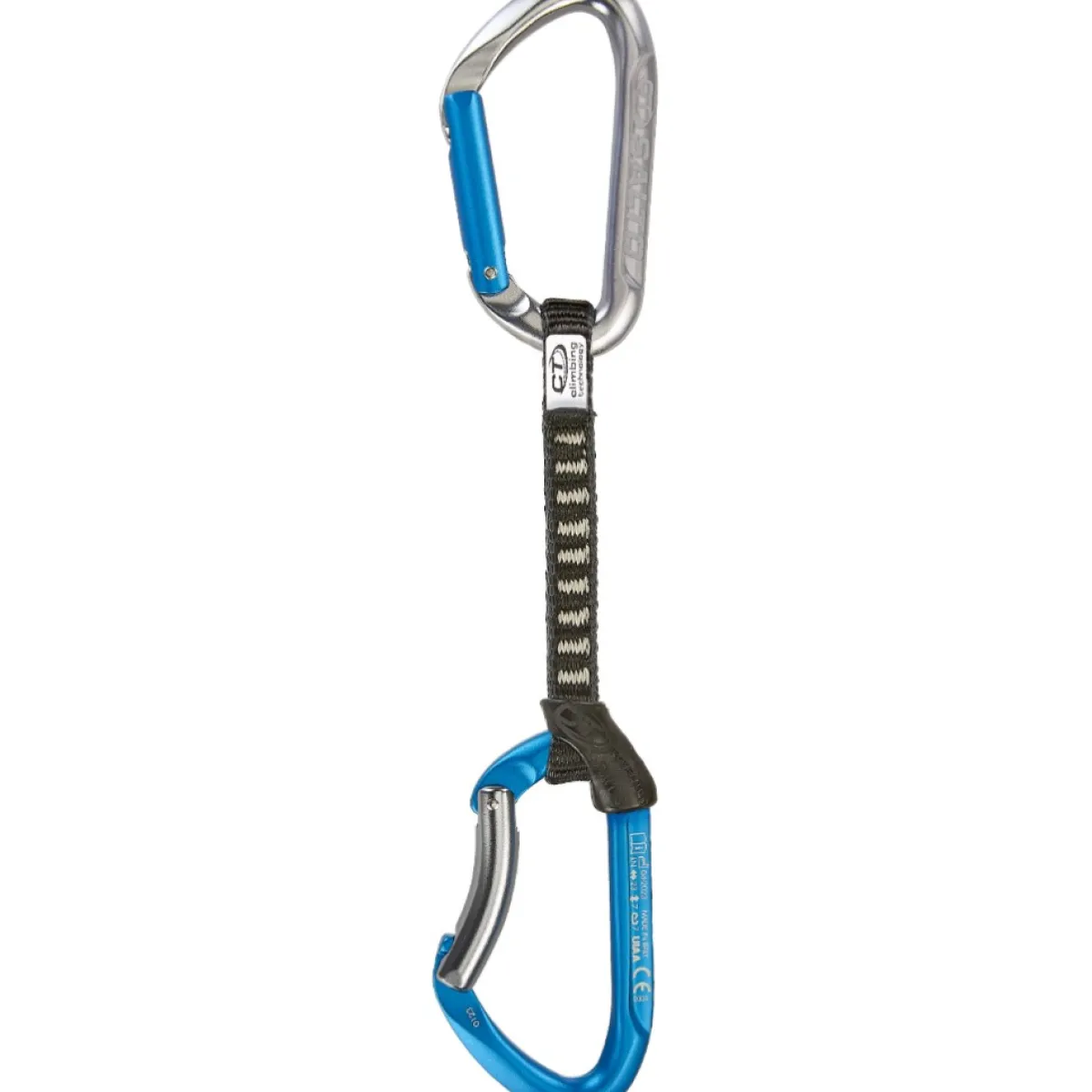 Climbing Technology CT Salto UL climbing quickdraw Titanium/Blue Outlet