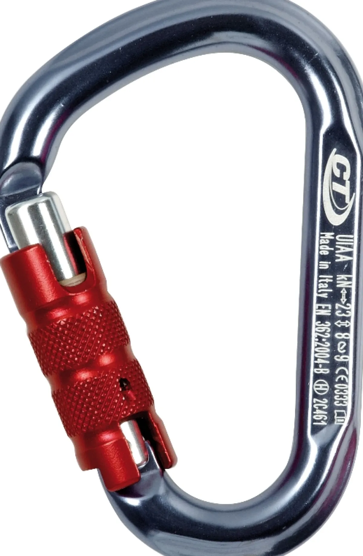 Climbing Technology CT Snappy TG triact-lock climbing carabiner Grey/Red Best Sale