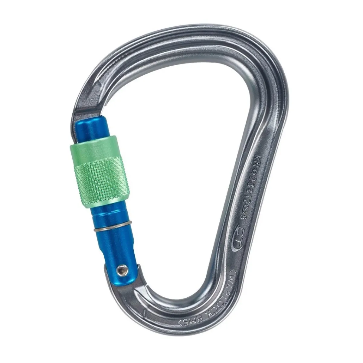 Climbing Technology CT Warlock HMS Screwgate climbing carabiner Grey/Blue/Green Cheap