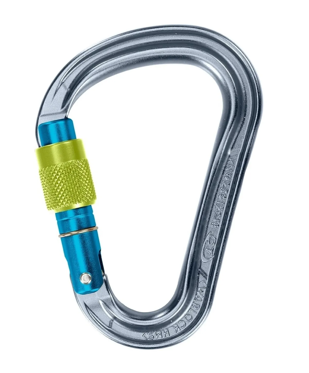 Climbing Technology CT Warlock HMS Screwgate climbing carabiner Grey/Blue/Green Cheap
