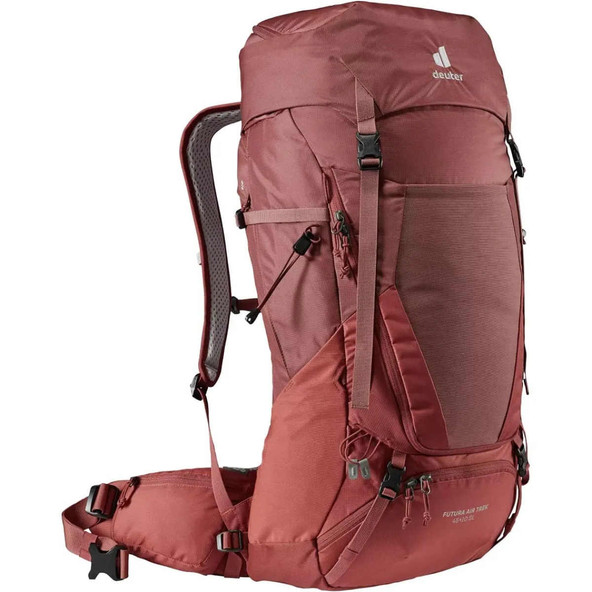 Deuter Futura Air Trek 45 + 10 SL women's trekking backpack Black/Graphite Cheap